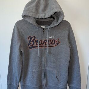 Gray Denver Broncos Hoodie